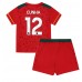 Billige Wolves Matheus Cunha #12 Børnetøj Udebanetrøje til baby 2023-24 Kortærmet (+ korte bukser)